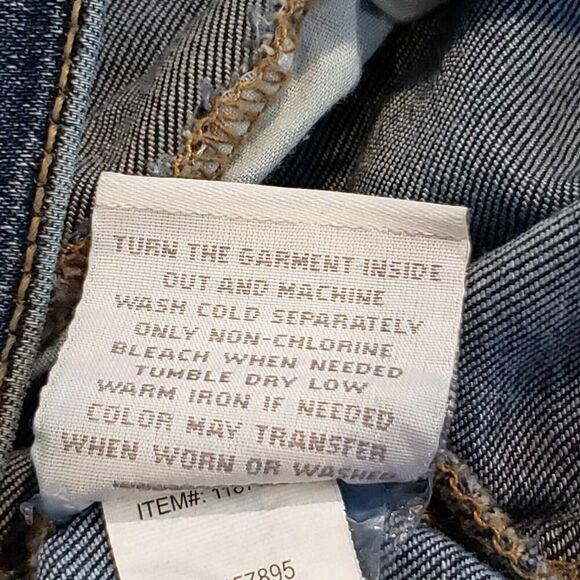 Torrid Denim Jacket Womens 3 3X Trucker Stretch Button Front Casual Blue - Picture 9 of 11